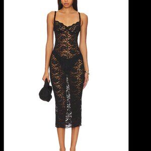 Superdown Nada Sheer Dress